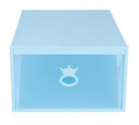 BESPORTBLE Drawer-type Shoes Case Plastic Organizer for Desk Storage | Stackable Plastic Build, Window for Quick Identification, Under-bed Use, Protects from Scratches