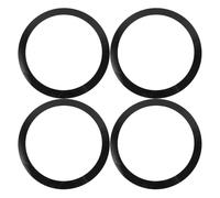 BESPORTBLE Drum Mute Circles 4 Pieces Set with Wooden Practice Pads and Drum Dampeners in Home Practice