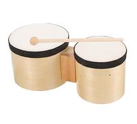BESPORTBLE Drum Set 4 and 5 Wooden Percussion Instrument for Adults and Beginners Handheld Rhythm Music Instrument Suitable for Early Education and Dance Classes