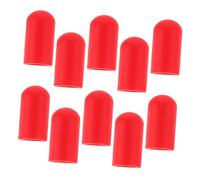 BESPORTBLE Drumstick Mute Tips 10 Pack Drum Practice Tips Soft Silicon Drum Stick Covers