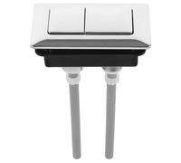 BESPORTBLE Dual Flush Toilet Push Button Replacement, Rectangle Abs Dual Flush Replacement Kit, Toilet Tank Button for Home Bathroom, Easy Installation, Assorted Colors, 5. 5 X 3. 3 Inch