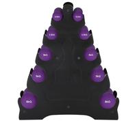 BESPORTBLE Dumbbell Rack 5 Tier Weight Storage Stand Space-Saving Dumbbell Organizer for Home Gym Fitness Equipment Easy Assembly