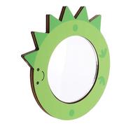 BESPORTBLE Early Education Toys Cute Dinosaur Handheld Mirror for Boys and Girls Unbreakable Boy Girl Educational Bath Toy Safe Mirror for Bathtub Play