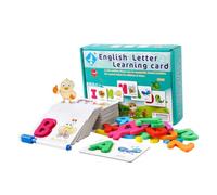 BESPORTBLE Educational Alphabet Learning for Early Learning Cards with Animal Patterns Cognitive Plaything for Speech Development and Interaction Green