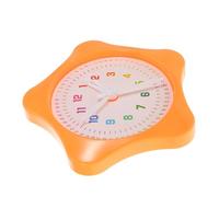 BESPORTBLE Educational Clock Model for Learning Teaching Bright Color Analog Clock for Primary School Mathematics Eye-hand Coordination Development Tool