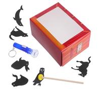 BESPORTBLE Educational DIY Traditional Shadow Puppets Theater Kit for Interactive Chinese Art Puppetry with Easy Assembly Creative Shadow for Storytelling and Drama Play