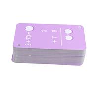 BESPORTBLE Educational Flash Cards Math Set for Plus Minus Basic Multiplication and Subtraction Flashcards for Early Learning Kindergarten to Grade Math Skills Development