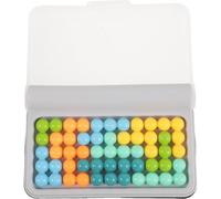 BESPORTBLE Educational Intelligence Beads for, Desktop Logical Thinking Puzzle Set, Portable Wisdom Pyramid Beads Game for ’s Cognitive Development