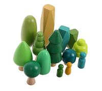 BESPORTBLE Educational Wooden Mini Tree for for Fine Motor Skills Hand Eye Coordination Development Multi Functional Cake Decoration and Creative Home Ornament