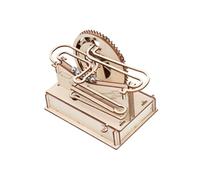 BESPORTBLE Educational Wooden Puzzle Marble Run Model Building Kit for DIY Science Labyrinth with Rolling Beads Track Creative Hand Eye Coordination Gift