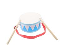 BESPORTBLE Educational Wooden Snare Drum with Drumsticks for Double Sided Percussion Instrument Music Learning for Rhythm Development and Musical Talent Training
