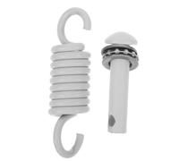 BESPORTBLE Egg Chair Hanging Kit - Heavy Duty Rustproof Swing Hook with 360° Swivel & Silent Shock Absorbing Spring - Suspension Set for Hammocks, Garden Swings & Boxing Bags for Indoor Outdoor(White）