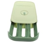 BESPORTBLE Egg Drawer for Fridge with Lid, Large Capacity Pp Egg Storage Box, Automatic Rolling Design, Strong Air Permeability for Kitchen Refrigerator Organising