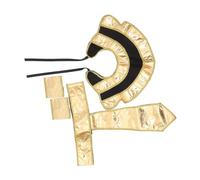 BESPORTBLE Egyptian King Costume Accessories Set Authentic Pharaoh Headpiece Collar Wristbands for Adults Halloween Party Cosplay Dress Up Royal and Comfortable Role Play Supplies