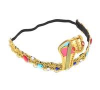 BESPORTBLE Egyptian Snake Headband for Halloween Stunning Headdress Accessory for Cosplay Themed Parties Durable Cloth Material for Halloween Lovers Versatile