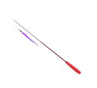BESPORTBLE Elastic Carbon Fiber Cat Teaser Wand Fishing Rod Telescopic Interactive Stick for Cat Training and Indoor Play Random Color for Energetic Pets and Strengthening Bond Random Color