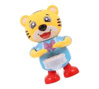 BESPORTBLE Electric Dancing Drum Tiger Robot Musical for Singing and Moving with Flexible Joints and Safe Early Learning Gift with Bright Colors and Songs Random Color