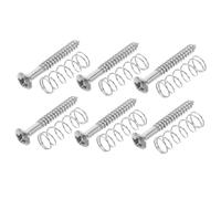 BESPORTBLE Electric Guitar Pickup Mounting Screws and Tremolo Tension Springs Set Chrome Hardware Kit for Pickup Installation and Repair Enhances Sound Clarity and Performance for Live