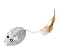 BESPORTBLE Electric Mouse for Small Cats with Auto Sleep Mode | ABS Build, Built in Lithium Battery, Plume Tail Included, Hands Free Indoor Play for Exercise Training