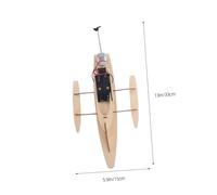 BESPORTBLE Electric-powered Wooden Ship Model Kit Puzzle DIY Assembly for Adults Motorized Buildable Yacht for Educational Brain Teaser and Creative Sailing Fun