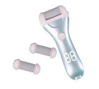 BESPORTBLE Electric Rechargeable Foot Callus Remover Digital Display Waterproof Pedicure Tool for Dead Skin and Hard Heel Removal Blue Household Foot File