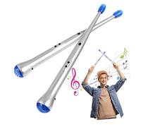 BESPORTBLE Electric Rhythm Beat Sticks Musical Drumsticks for Interactive Air Drumsticks with LED Lights Fun Instrument for Early Music Experience