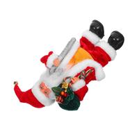 BESPORTBLE Electric Santa Doll with Musical Features Playful Movements for Festive Xmas Party Decoration and Holiday Entertainment and Home Decor