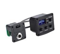 BESPORTBLE Electric Ukulele Pickup with Eq Equalizer and Lcd Display Tuner Piezo Pickup for Accurate Tuning Easy Installation for Ukulele Musicians