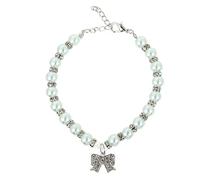 BESPORTBLE Elegant Cat Collar Necklace Pet Jewelry Neck Chain for Cats Chic Alloy Bow Design Unique Fashion Accessory for Stylish Pets