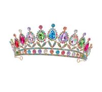 BESPORTBLE Elegant Crystal Princess Crown and Tiaras for Women Wedding Hair Accessories for Bridal Birthday Parties and Special Events All Purpose Headpiece with Radiant Sparkle Design