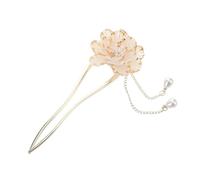 BESPORTBLE Elegant Enamel Peony Hairpin Vintage Chinese Hair Stick for Women for Weddings Parties and Special Occasions Traditional Design Sturdy Craftsmanship Versatile Style