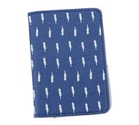 BESPORTBLE Elegant Passport Holder Organizer PU Travel Document Case for Cards Id Capacity Wallet for School Shopping and Work Stylish Design Floral