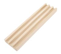 BESPORTBLE Elegant Wooden Domino Rack Stable Domino Holder for All Tabletop Games Minimalist Design for Enhanced Gaming Experience Versatile Tray for Cards Accessory for Game Night