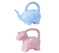 BESPORTBLE Elephant Watering Can 2pcs Succulent Watering Kettles Animal Plant Sprayer Lawn Plant Irrigation Pot for Bonsai Garden Flower Pink Sky- blue Unicorn Watering can