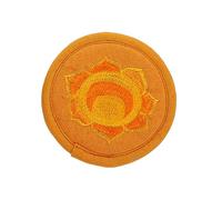 BESPORTBLE Embroidered Teapot Cushion for Religious Sound Bowl Rounded Pad Delicate Buddhist Sound Bowl Pad Decor