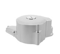 BESPORTBLE Engine Stator Cover Metal Replacement for Atv Coil Protection Side Cap with Enhanced Heat Dissipation Off-road Motorcycle Accessory Silver