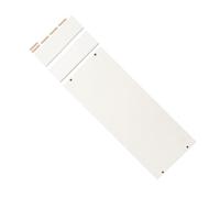 BESPORTBLE Ergonomic Computer Monitor Stand Riser for Desk White Elevated Screen Riser with Smooth Edges and Strong Bearing Capacity Reduces Neck Strain for Home Office Use