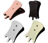 BESPORTBLE Erhu Practice Silencers Easy to Carry Does Not Affect Sound Quality Erhu Mutes Clips 4pcs Portable Steel for Playing and Practice Sessions