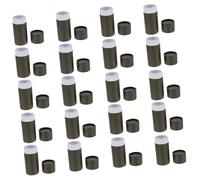 BESPORTBLE Essential Oil Bottle Storage Boxes Packaging Box 20pcs Black Synthetic Material Tea Bottle Holders Easy to Carry and Store for Travel and Many Occasions