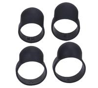 BESPORTBLE Ethereal Drum Finger Cots 4pcs Set Black with Box, Anti-pain Percussion Finger Covers for Training and Playing, Professional-level Ethereal Drum Accessories for Beginners