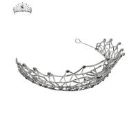 BESPORTBLE European-inspired Bridal Hair Crown Alloy Spider Web Design Gothic Wedding Hair Accessories for Brides Lightweight Comfortable Headpiece for Cosplay Festival Party