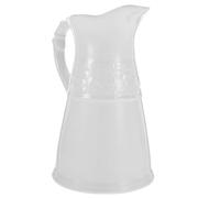 BESPORTBLE European Style Ceramic Milk Pitcher Vase in White with Handle for Flower Arrangement and Desktop Decor, Creative Milk Jug Style Vase for Home Decoration