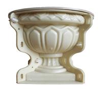 BESPORTBLE European Style Plastic Flower Pot Mold for Concrete and Clay | Flexible Beige Mould, Smooth Inner Surface, , Balcony Gardening and Parent Child Activities