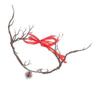 BESPORTBLE Exotic Tree Branch Crown Headband with Ribbon Lightweight Women Hair Accessory Durable Elf Headdress for Festival Photos Gift and Costume Use