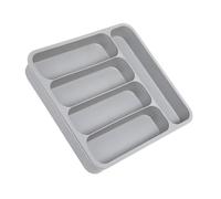 BESPORTBLE Expandable Cutlery Drawer Organizer with Multiple Compartments Large Capacity Silverware Storage Tray for Kitchen Utensils Forks Spoons Chopsticks Holder Multipurpose Reusable