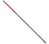 BESPORTBLE Extendable Iron Mop Pole Replacement Compatible with Vileda, Three-Section Mop Handle with Comfortable Grip for Versatile Cleaning Tasks