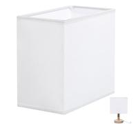 BESPORTBLE Fabric Rectangle Lampshade Table Lamp Accessory for Home Hotel Cafe Easy Install Dust-Resistant Soft Fabric Light Cover in Beige