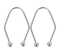 BESPORTBLE Facial Exerciser Stainless Steel Comfortable Training Experience Dimple Maker Face Dimples Trainer 2pcs Effective for Natural Smile for Cheeks