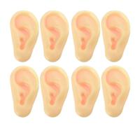 BESPORTBLE Fake Ears: 8Pcs Artificial Silicone Ear Models Realistic Horrific Human Organs for Halloween Pranks Practical Jokes Prop