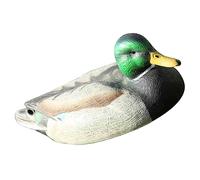 BESPORTBLE Faux Floating Duck Sculpture Garden Pond Decor Lifelike 34.5x16x19cm Hunting Bait Figurine for Outdoor Landscape Decoration